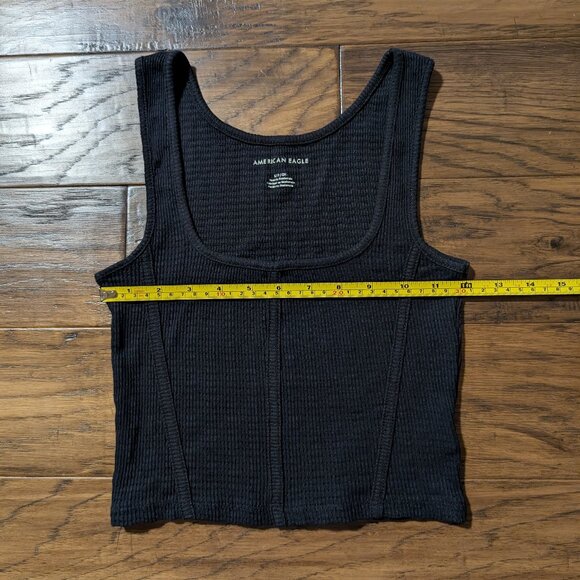 American Eagle corset tank top black size small - Picture 5 of 12